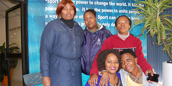 Some of the Wits staff members enrolled for the transformative course. 